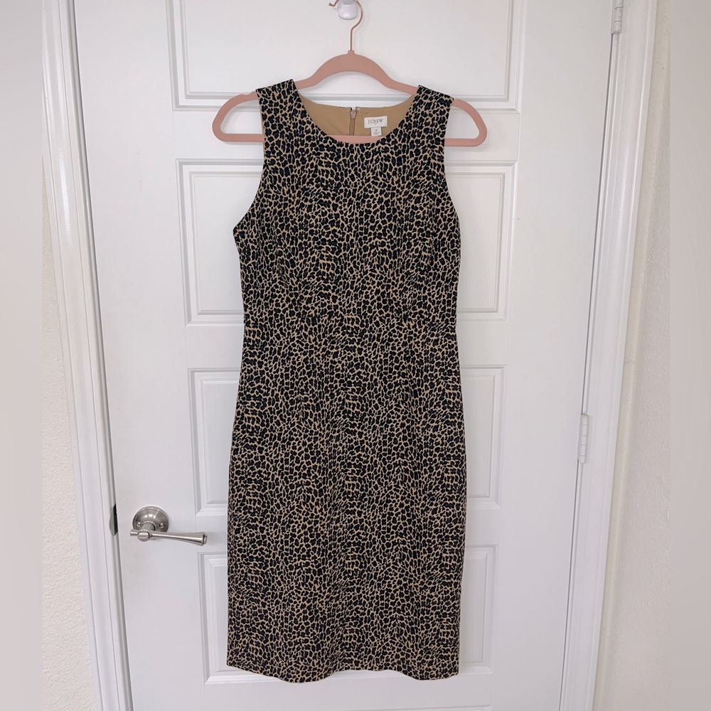Leopard Print Sleeveless Dress